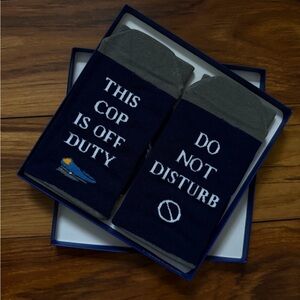 Men's Novelty Cop Socks